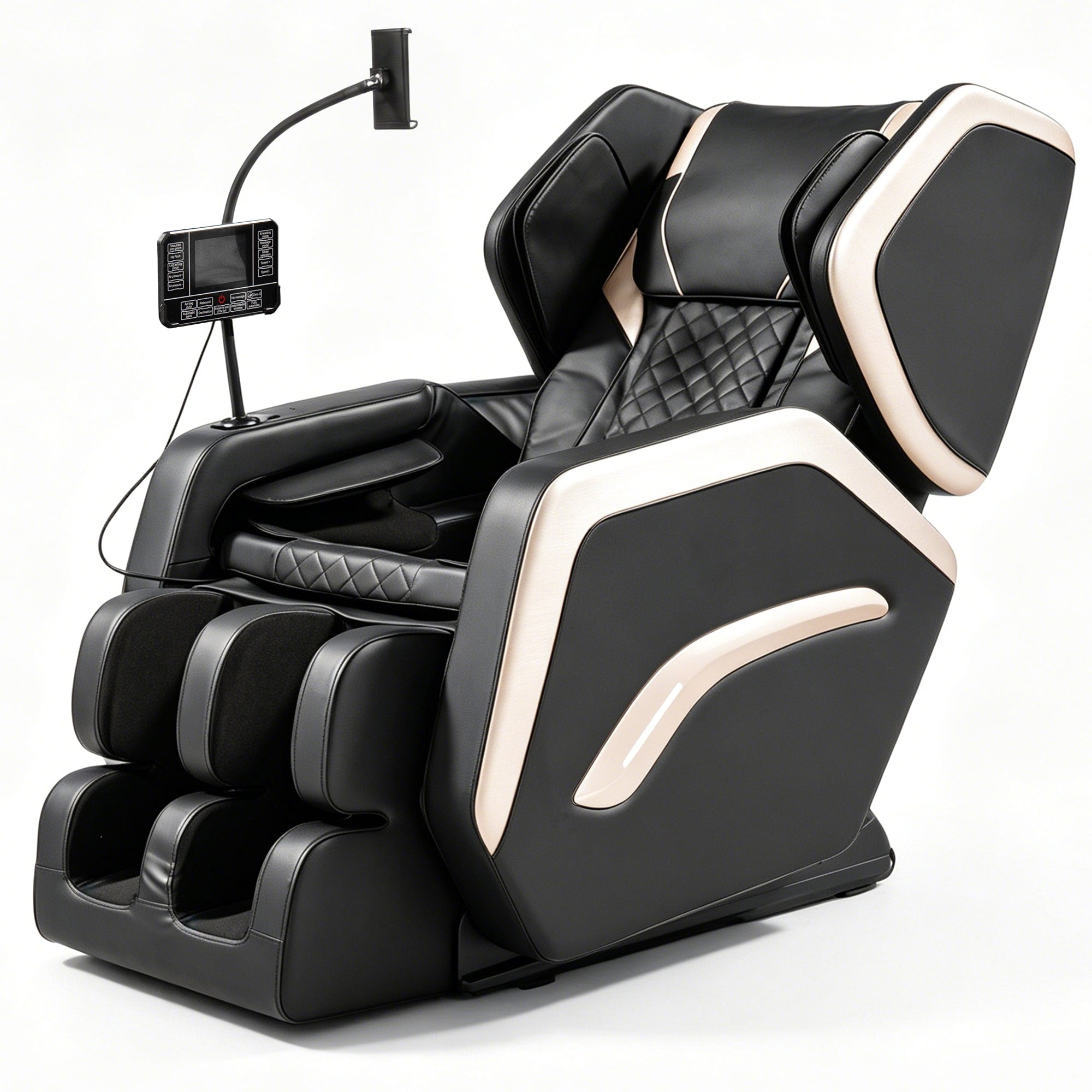 Gdfstudio Nora Zero Gravity Massage Chair Recliner Full Body Air Pressure Remote Control Massage Chair