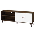 Gdfstudio Rowan Emrys Amidon Tv Stand For Tvs Up To 63 With 2 Shelves And 1 Cabinet