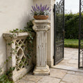 Gdfstudio Saffron Wells 38 Tall Roman Column Pedestal No Assembly Mgo Sculpture Pedestal Stand Holder