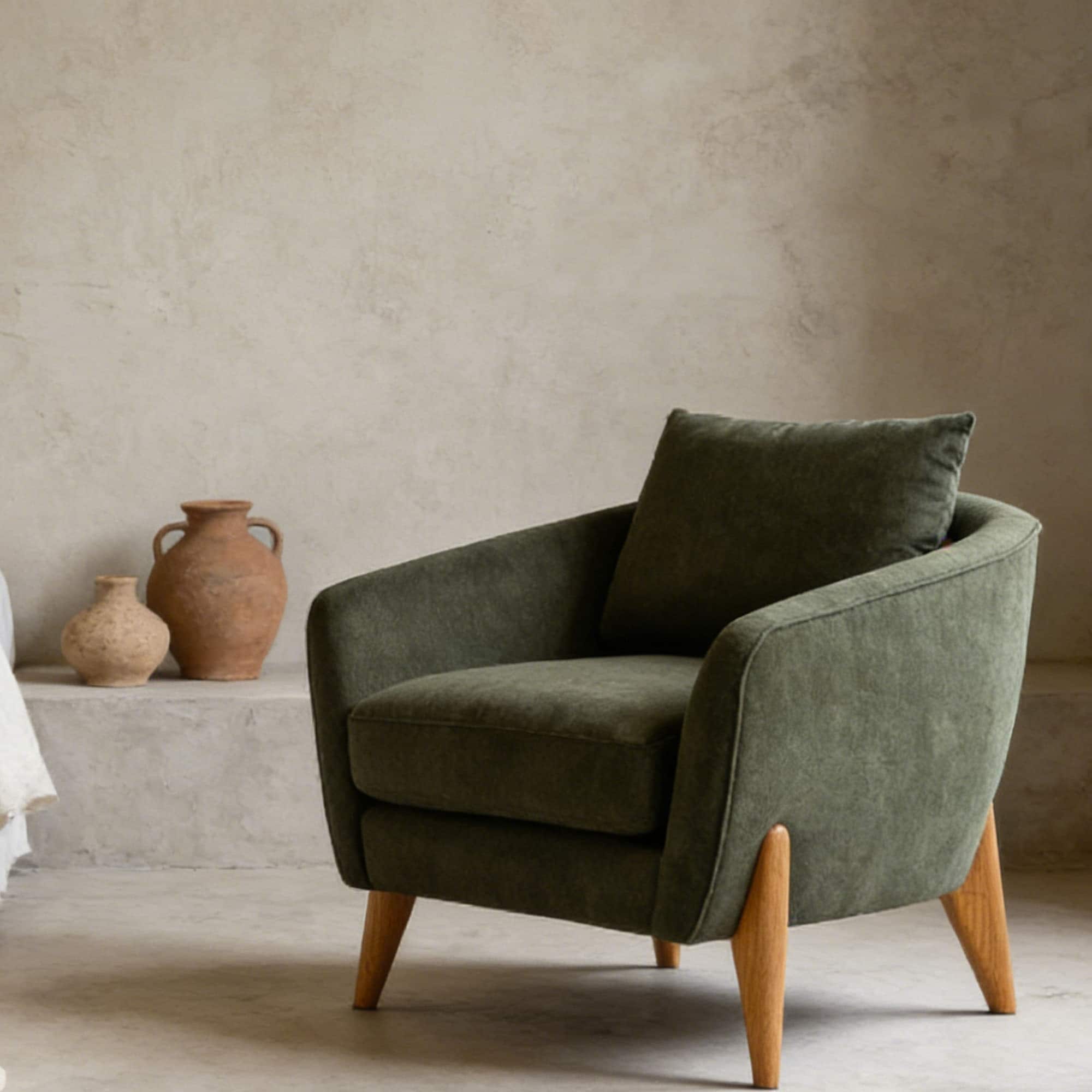 Gdfstudio Sullivan Cole Plywood Accent Chair Compact Comfort With Flexible Style For Small Spaces