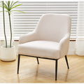 Gdfstudio Zoe Black Velvet Accent Chair With Metal Legs Modern Upholstered Armchair For Bedroom Living Room