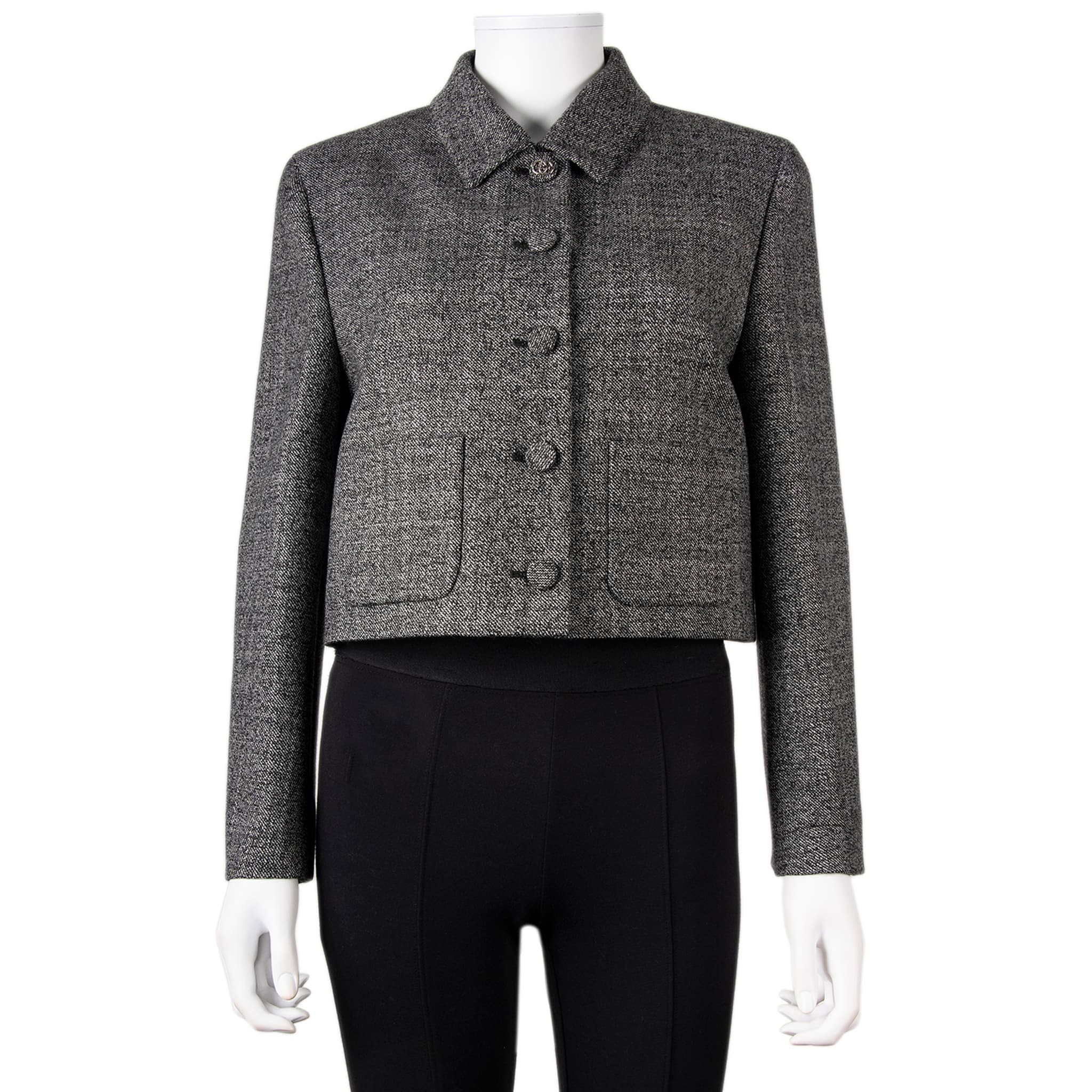 Gg Wool Grisaille Jacket