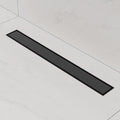 Grandjoy 24 Inch Stainless Steel Linear Shower Drain With Removable Grate And Fast Drainage System