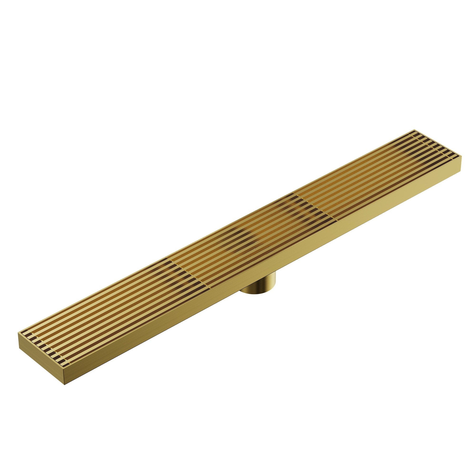 Grandjoy 24 Inch Stainless Steel Linear Shower Drain With High Flow Drainage And Anti Odor Design