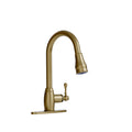 Grandjoy Single Handle Pull Down Kitchen Faucet With High Arc Spout And Dual Function Sprayer
