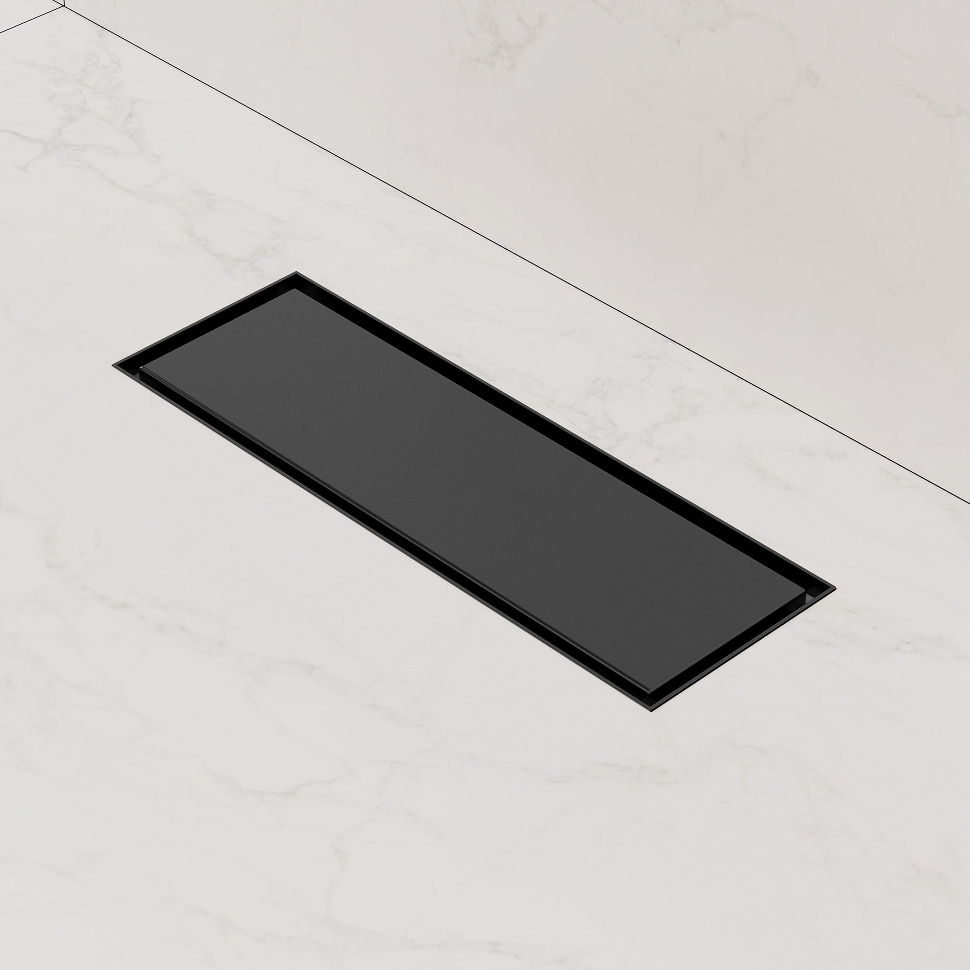 Grandjoy Stainless Steel Linear Shower Drain With Removable Cover And Fast Drainage For Modern Bathrooms