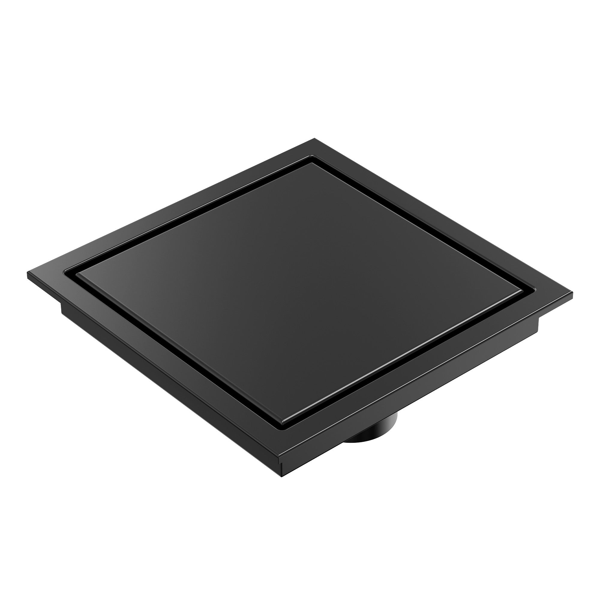 Grandjoy Stainless Steel Square Shower Floor Drain With Removable Grate And Odor Prevention System