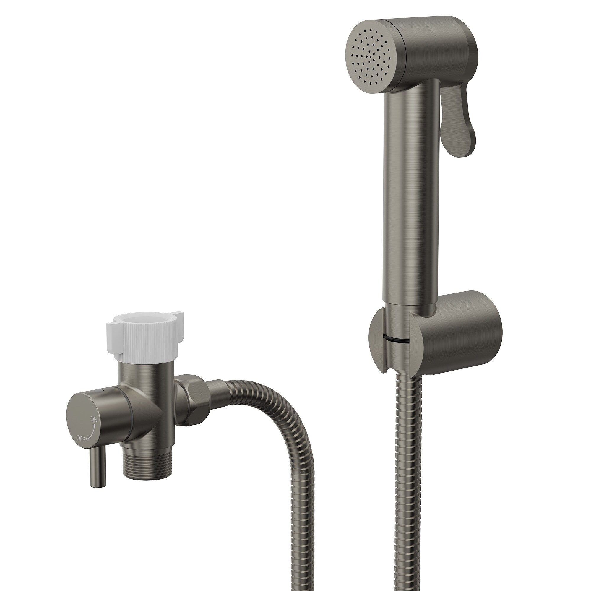 Grandjoy Wall Mounted Handheld Bidet Sprayer Set With Single Handle Mixing Valve