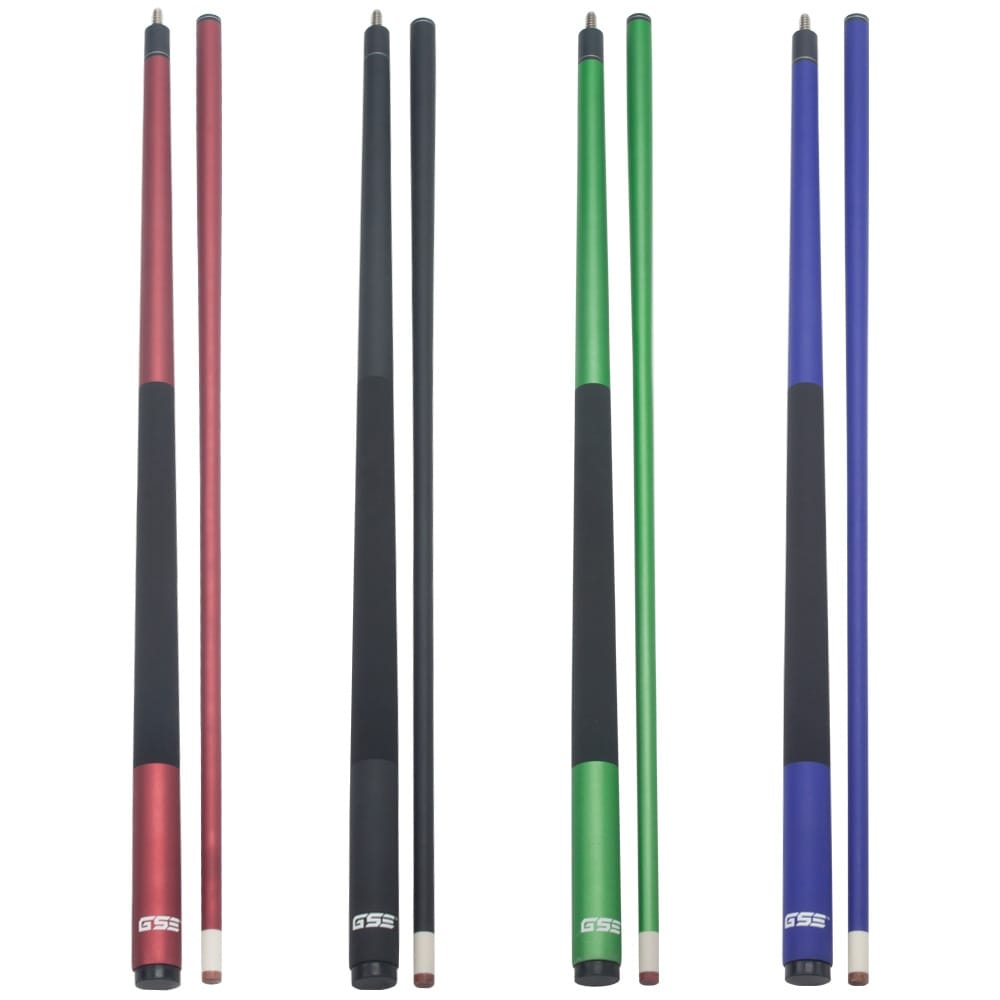Gse 58 Inch Fiberglass Composite Billiard Cue For Men Women 2 Piece Pool Sticks For House Or Commercial Bar Use