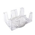 Gse Revolving Canasta Card Tray Rotating Playing Cards Holders For Hand Foot Rummy Uno Games