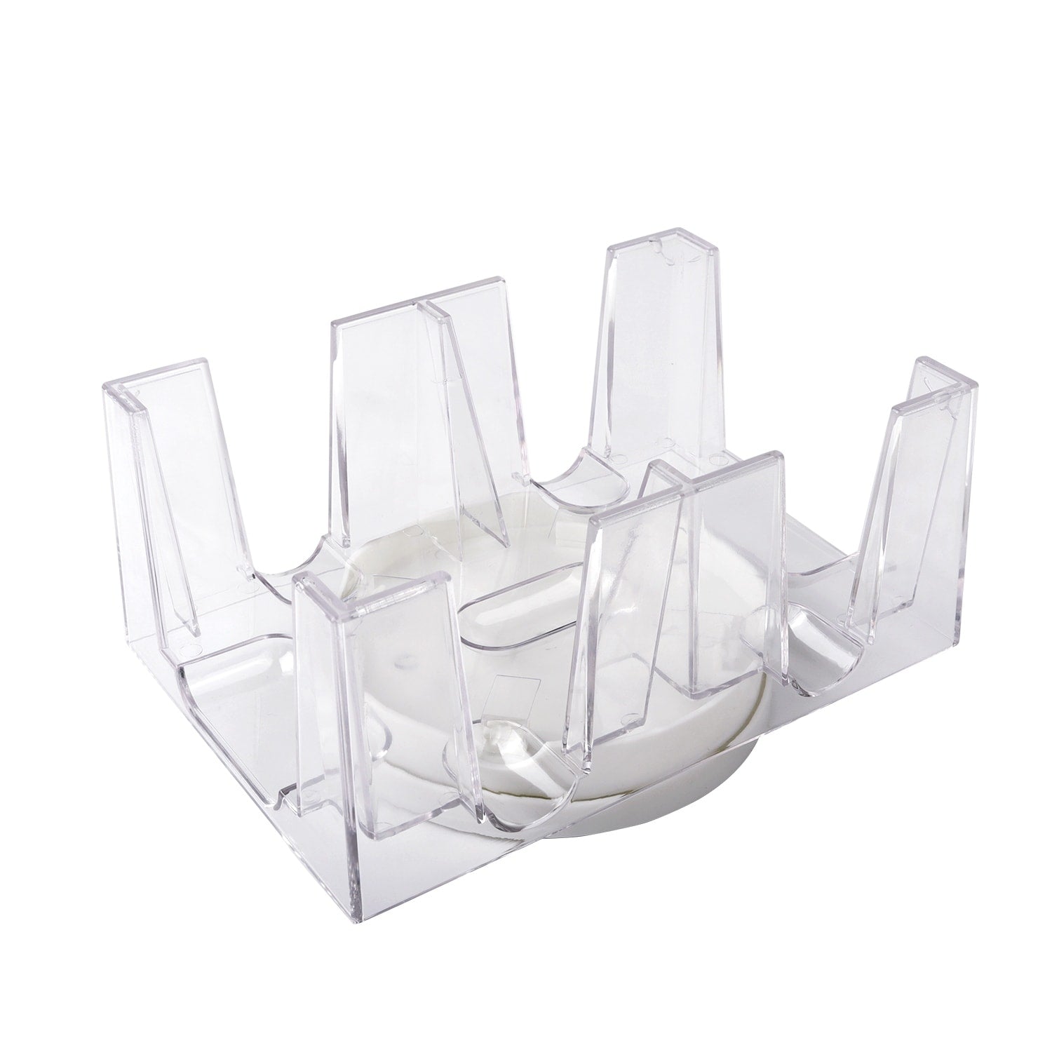 Gse Revolving Canasta Card Tray Rotating Playing Cards Holders For Hand Foot Rummy Uno Games