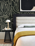 Graffito Wallpaper by Kelly Wearstler