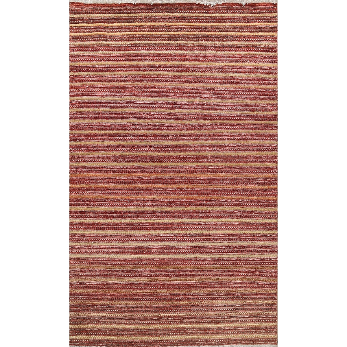 Gabbeh Kashkoli Oriental Modern Area Rug Wool Handmade Foyer Carpet 53 X 81