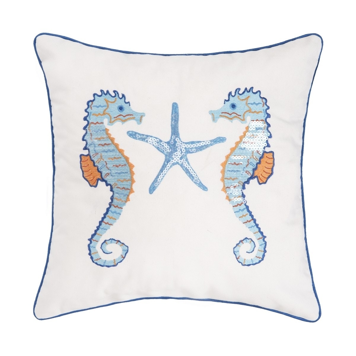Galapagos Coastal 16 X 16 Cotton Pillow