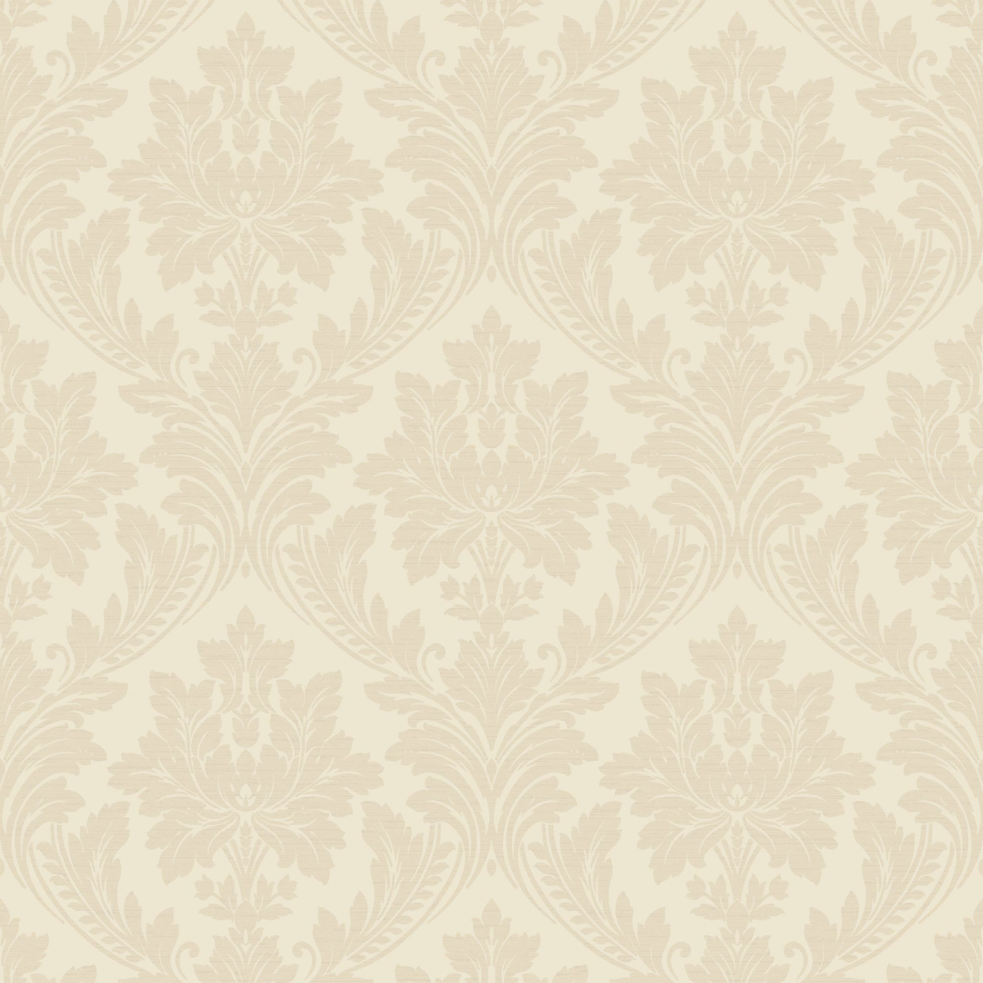 Galerie Wallcoverings Arcadia Collection Damask Medallion Shiny Finish Vinyl On Non Woven Wallpaper Roll