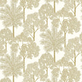 Galerie Wallcoverings Arcadia Collection Floral Palm Leaves Metallic Finish Vinyl On Non Woven Wallpaper Roll