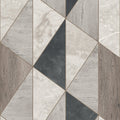 Galerie Wallcoverings Arcadia Collection Geometric Triangles Metallic Accents Finish Vinyl On Non Woven Wallpaper Roll