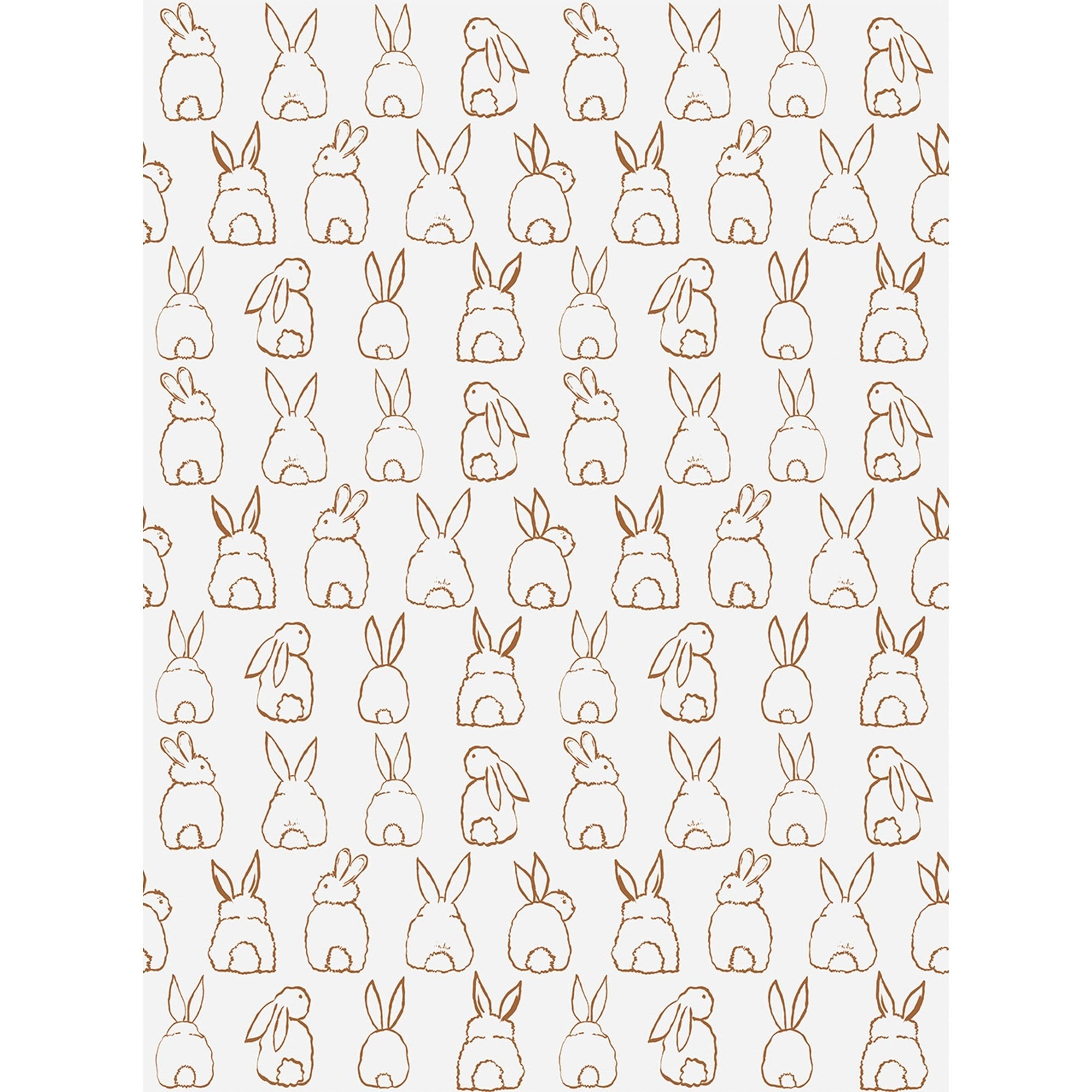 Galerie Wallcoverings Day Dreamers Collection Bunnies 78.7 Inches Wide X 9.3 Feet High 4 Panel Wall Mural