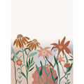 Galerie Wallcoverings Day Dreamers Collection Multi Colored Flowers 78.7 Inches Wide X 9.3 Feet High 4 Panel Wall Mural