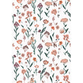 Galerie Wallcoverings Day Dreamers Collection Pink Ray Of Flower 78.7 Inches Wide X 9.3 Feet High 4 Panel Wall Mural