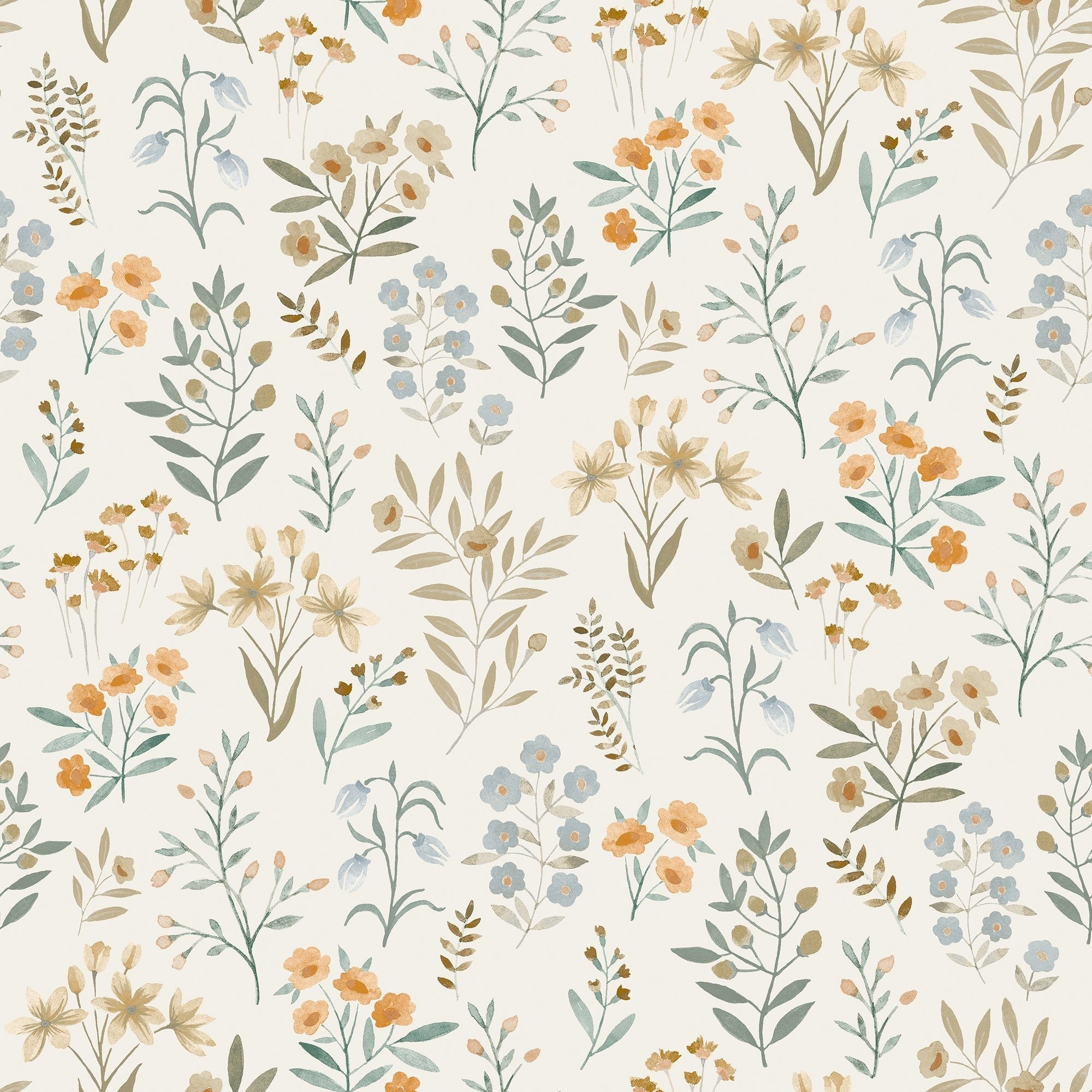 Galerie Wallcoverings Inia Collection Floral Leaf Matte Finish Vinyl On Non Woven Wallpaper Roll
