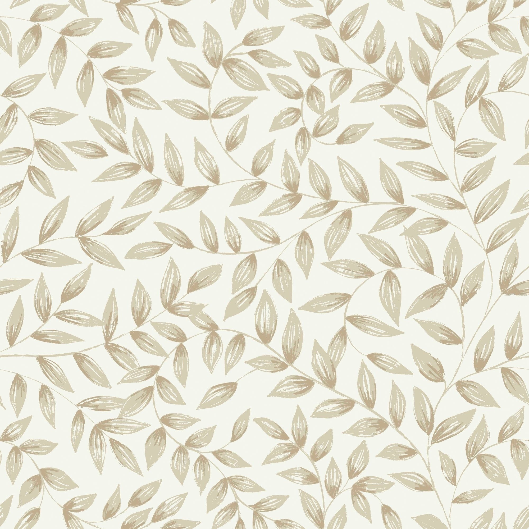 Galerie Wallcoverings Inia Collection Leaf Branch Matte Finish Vinyl On Non Woven Wallpaper Roll