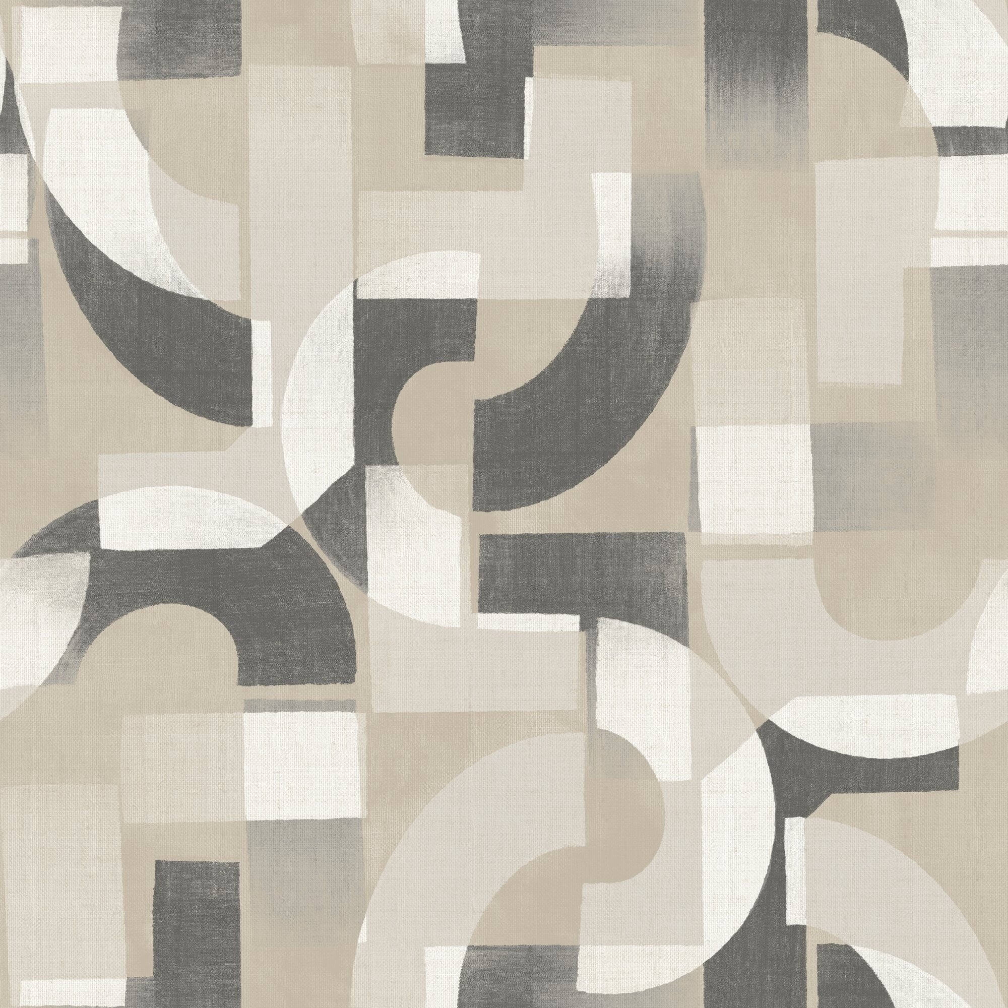 Galerie Wallcoverings Karuna Collection Geometric Swirl Matte Finish Vinyl On Non Woven Wallpaper Roll
