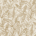 Galerie Wallcoverings Karuna Collection Stenciled Leaves Matte Finish Vinyl On Non Woven Wallpaper Roll