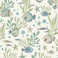 Galerie Wallcoverings Little Dreamers Collection Underwater Fish Matte Finish Vinyl On Non Woven Wallpaper Roll