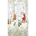 Galerie Wallcoverings Orom Ii Collection Forest Creatures 62.5 Inches Wide X 9.18 Feet High 3 Panel Wall Mural