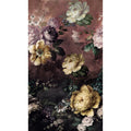 Galerie Wallcoverings Orom Ii Collection Large Classical Floral 62.5 Inches Wide X 9.18 Feet High 3 Panel Wall Mural