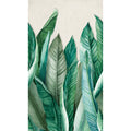 Galerie Wallcoverings Orom Ii Collection Large Plant Leaf 62.5 Inches Wide X 9.18 Feet High 3 Panel Wall Mural