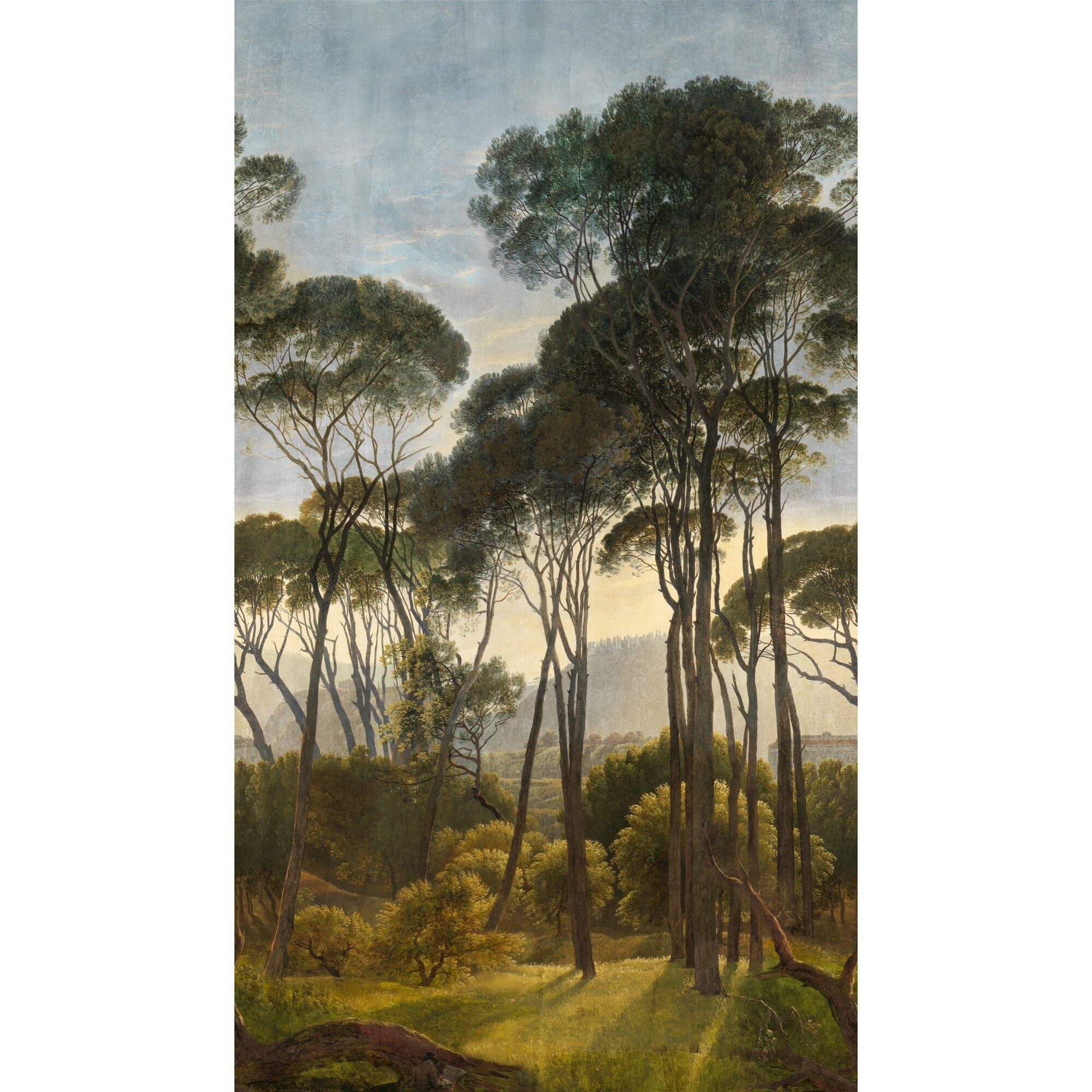 Galerie Wallcoverings Orom Ii Collection Lush Trees 62.5 Inches Wide X 9.18 Feet High 3 Panel Wall Mural