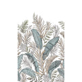 Galerie Wallcoverings Orom Ii Collection Meadow Leaf 62.5 Inches Wide X 9.18 Feet High 3 Panel Wall Mural
