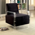 Furniture Of America Galesha Contemporary Flannelette Accent Chair