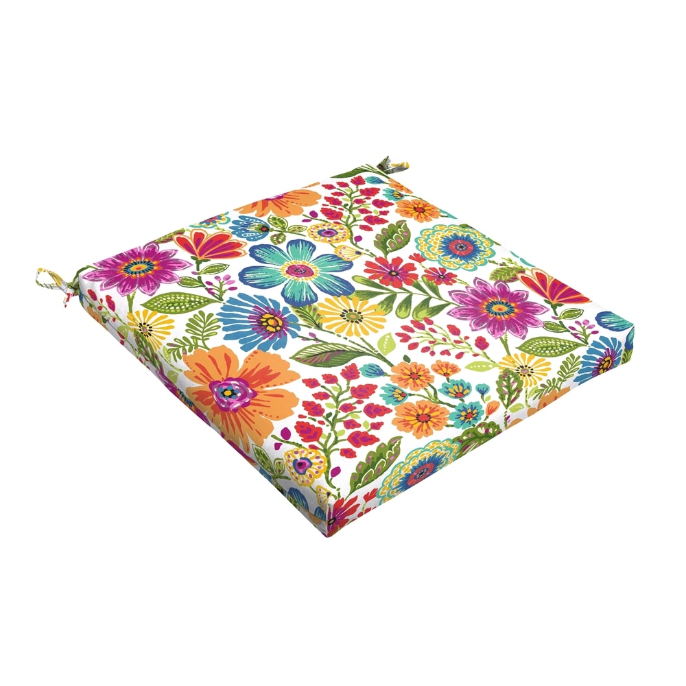 Galliford Multi Floral Indoor Outdoor 19 Inch Chair Bristol Cushion