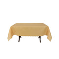 Gamboge Solid 70 By 144 Inch Tablecloth