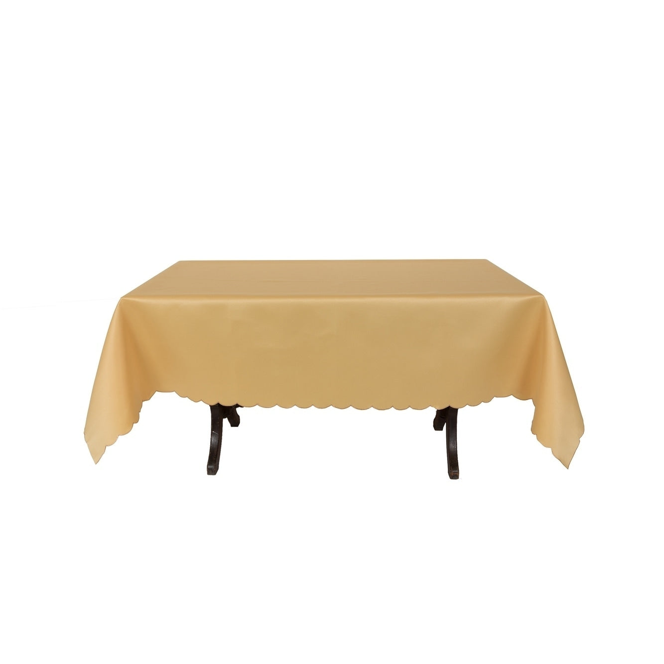 Gamboge Solid 70 By 144 Inch Tablecloth
