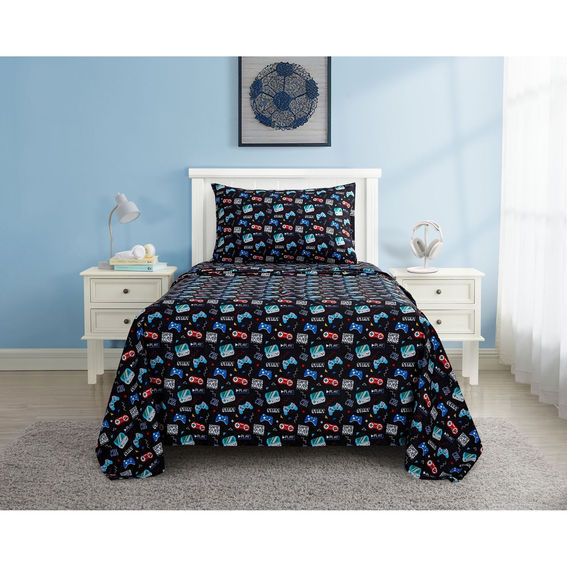 Game On 3 4Pc Sheet Set