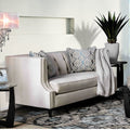 Furniture Of America Garamond Contemporary Tuxedo Tufted Loveseat