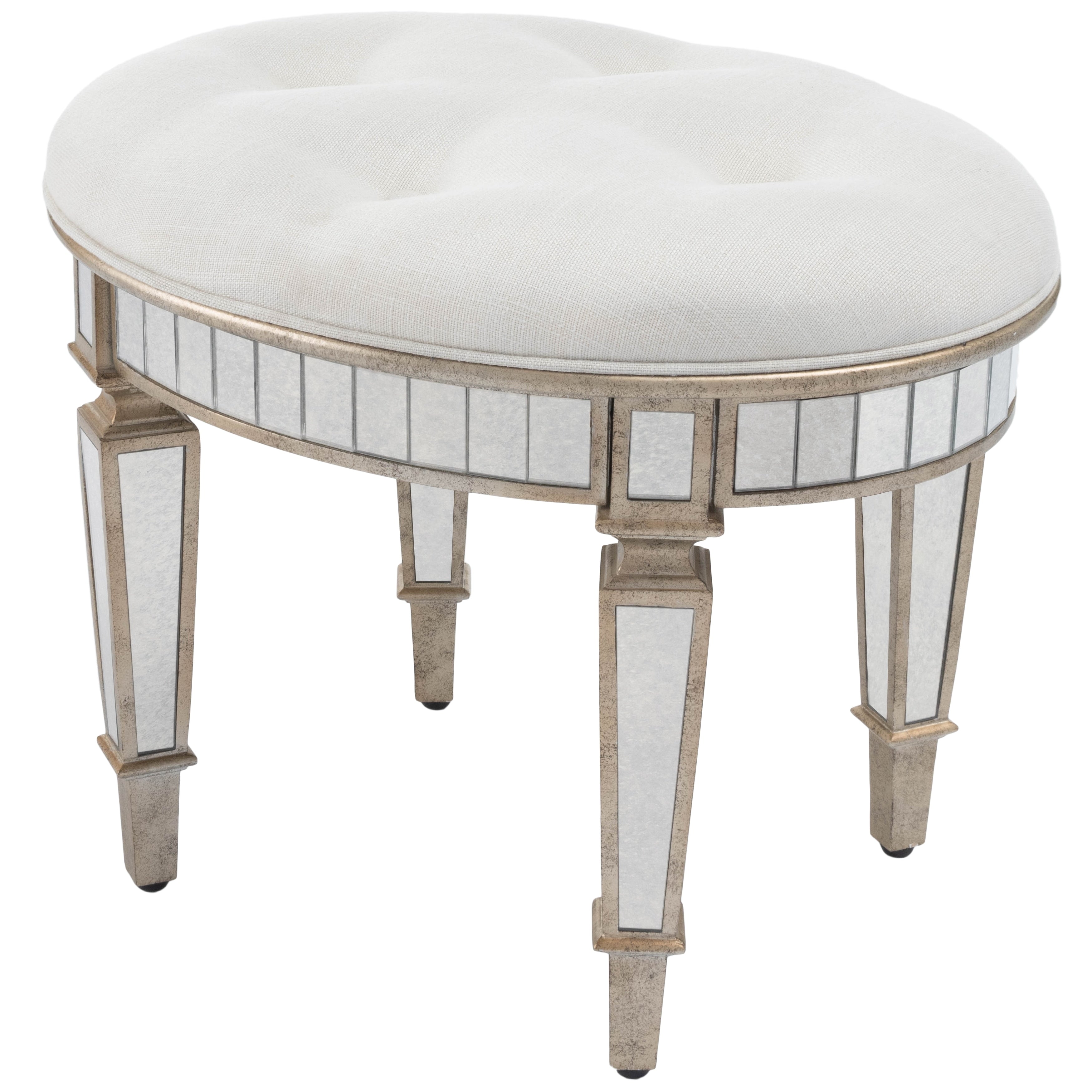 Handmade Butler Garbo Mirrored Vanity Stool China