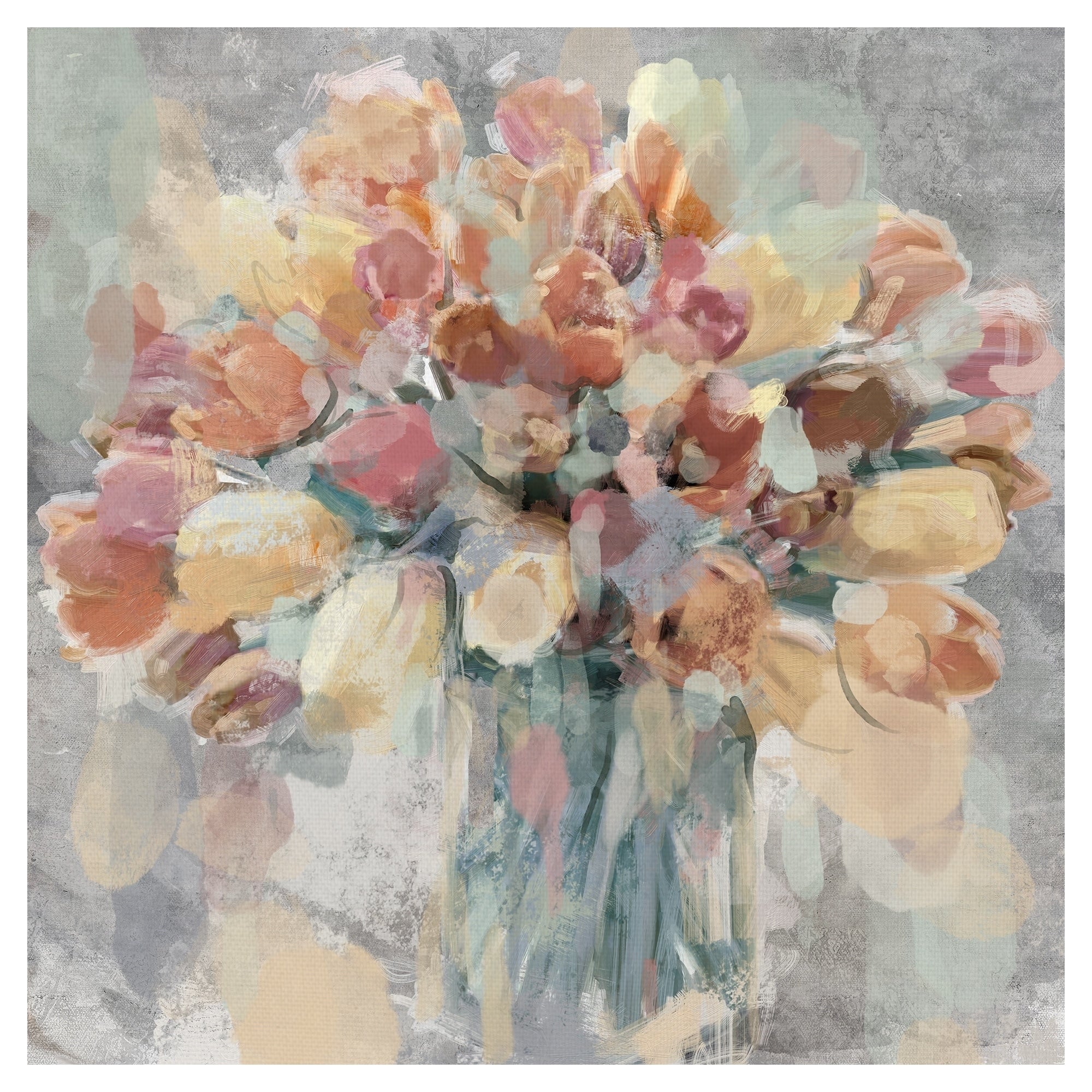Garden Arrangement By Studio Arts Wrapped Canvas Art Print