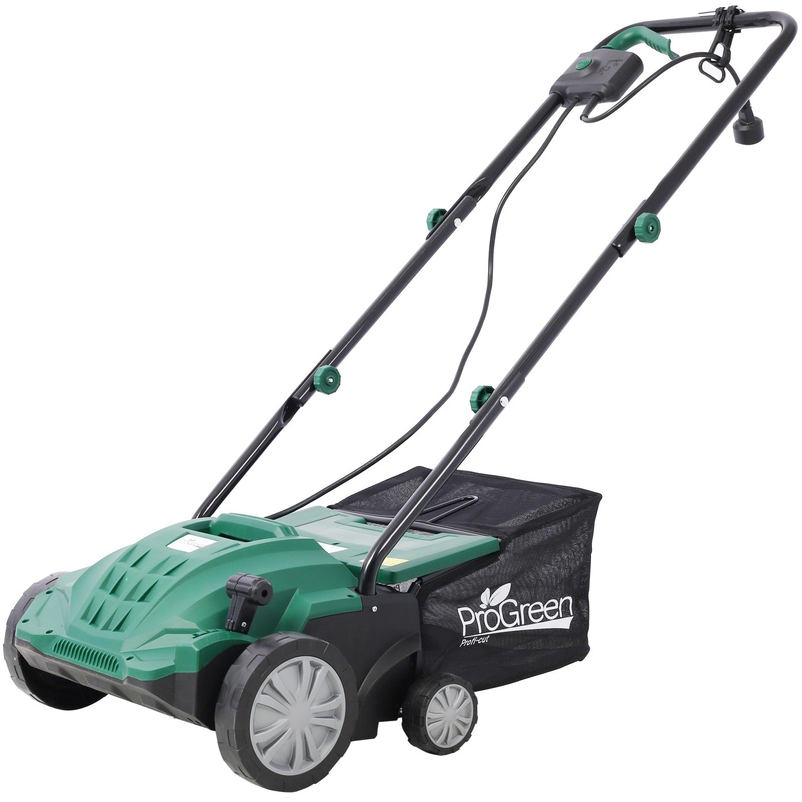 Garden Scarifier 2 In 1 Dethatcher Scarifier 12 Amp Electric Lawn Dethatcher Removable Collection Bag Extra Large 31.7Qt