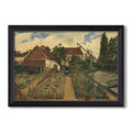 Garden Of A Florist 1864 Henri De Braekeleer Custom Framed Canvas