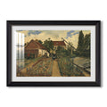 Garden Of A Florist 1864 Henri De Braekeleer Custom Framed Print