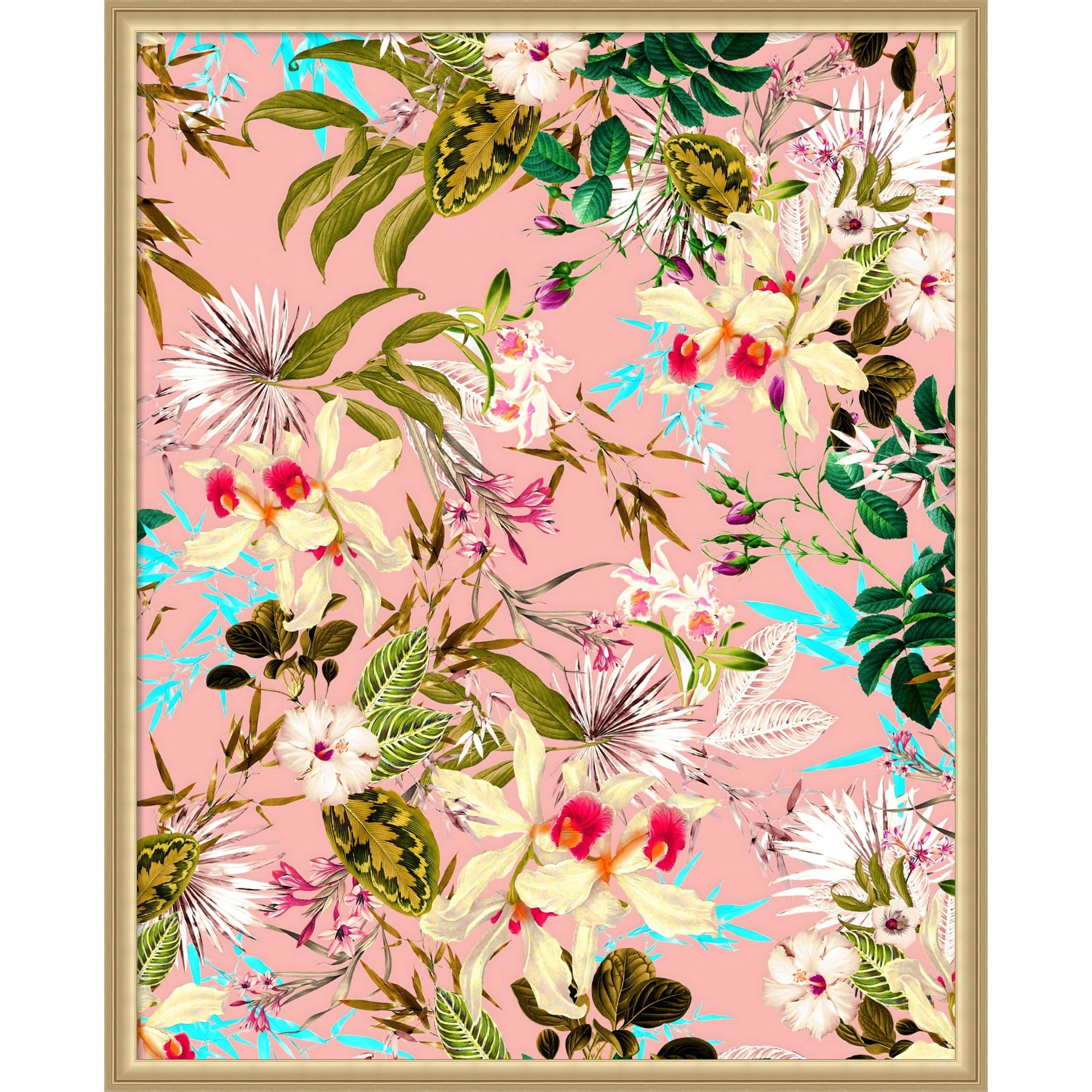 Gardenia By Uma Gokhale Framed Mounted Canvas Wall Art Print