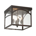Garrett 4 Light Ceiling Light In English Bronze