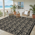 Garvee Outdoor Patio Rugs Waterproof Reversible Rug Foldable Outdoor Mat For Balcony Camping Backyard Picnic Rv