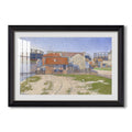Gasometers At Clichy 1886 Paul Signac Custom Framed Print