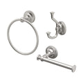 Gatco 4020Kit Tavern 3 Piece Bathroom Package With Robe Hook Towel